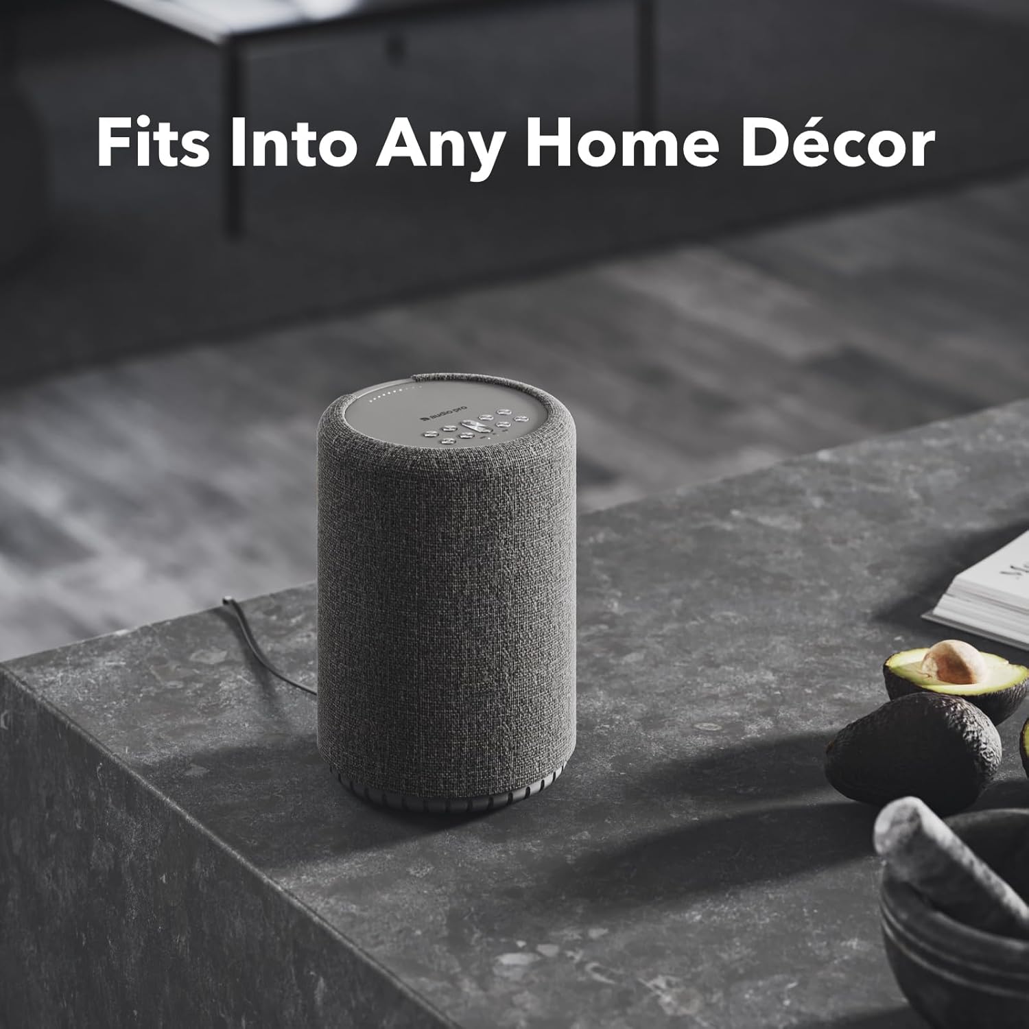 Audio Pro A10 MKII Wireless Multiroom Speaker, WiiM Edition | High Fidelity, Bluetooth, WiFi | Compatible with AirPlay 2, Google Cast, Siri, WiiM Home App, Stream Spotify, Tidal & More, Dark Gray