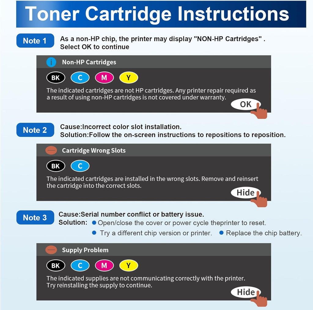 218X Toner Cartridges 4 Pack (With Chip) 3301fdw Replacement for HP 218X 218A Work for HP Color Laserjet Pro MFP 3301fdw 3201dw 3301sdw 3301cdw Printer High Yield Ink W2180X W2180A (4 Pack, B/C/Y/M)