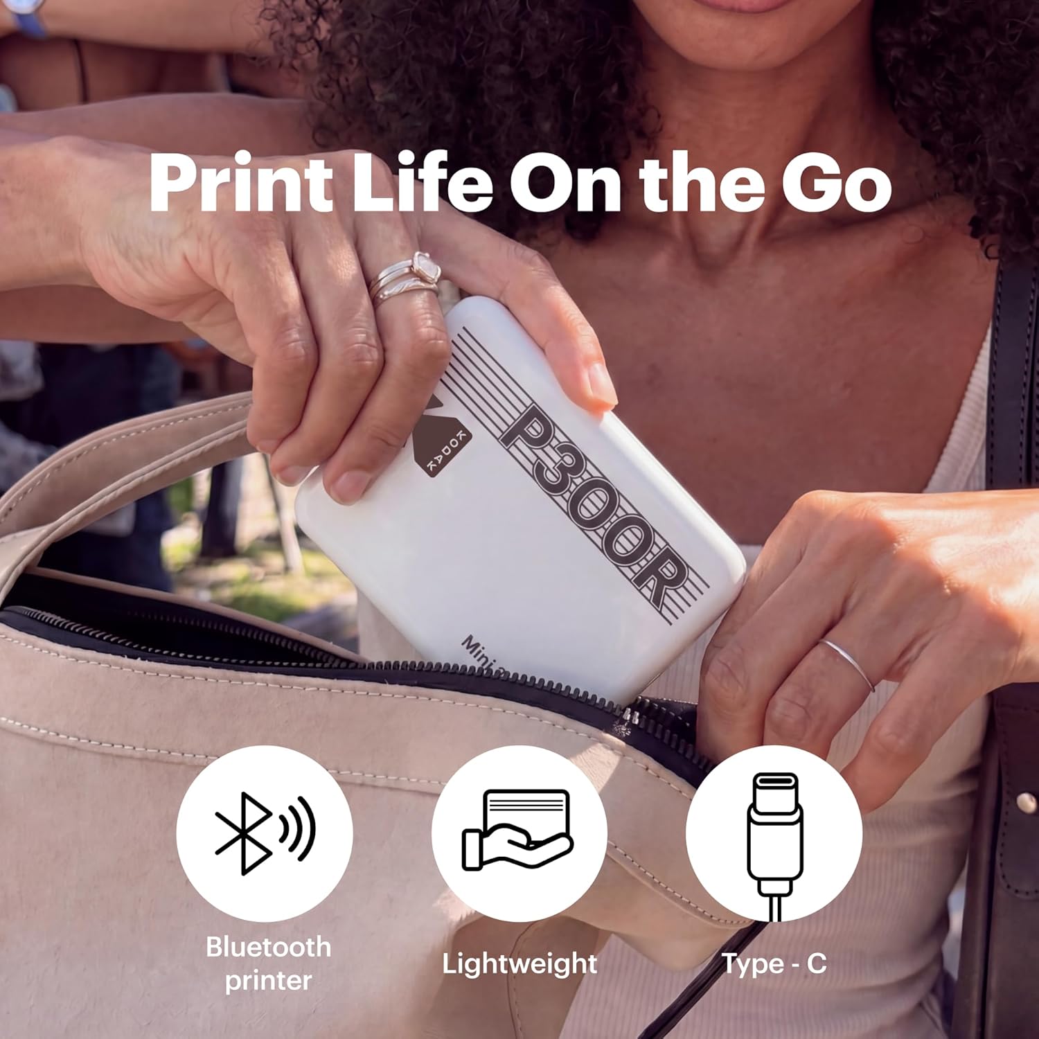 KODAK Mini 3 Retro 3x3'' Portable Photo Printer, 98 Sheets, Bluetooth Smartphone Printer for iPhone & Android, Instant Color Prints, 4PASS Dye Sublimation, Yellow