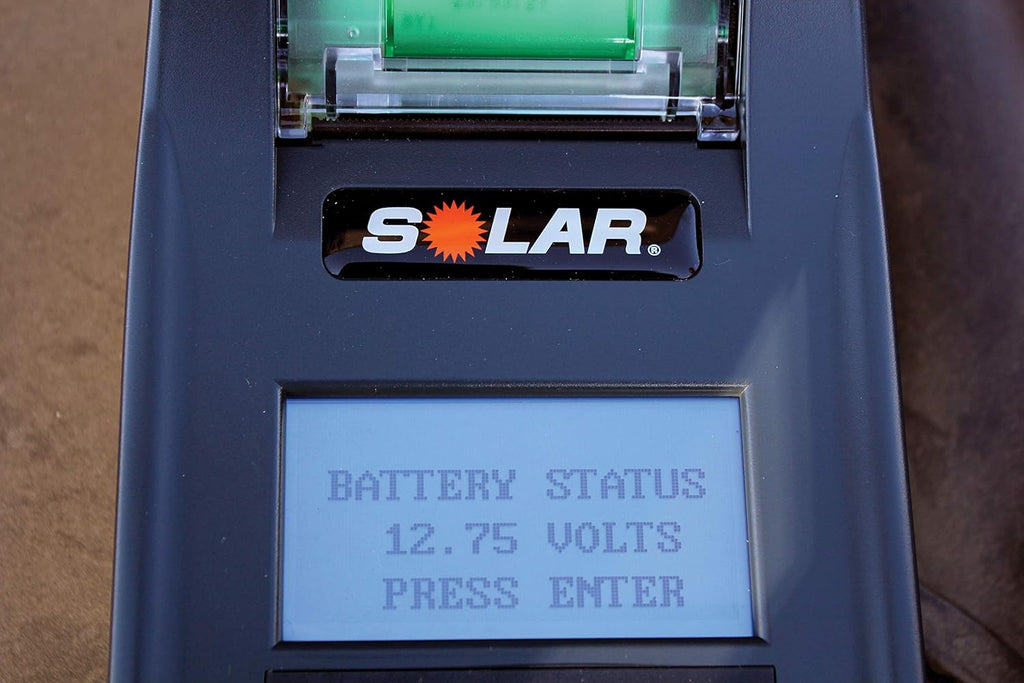 Clore Automotive SOLAR BA327 20-2000 CCA Electronic Battery and System Tester with Printer, One Size, Factory