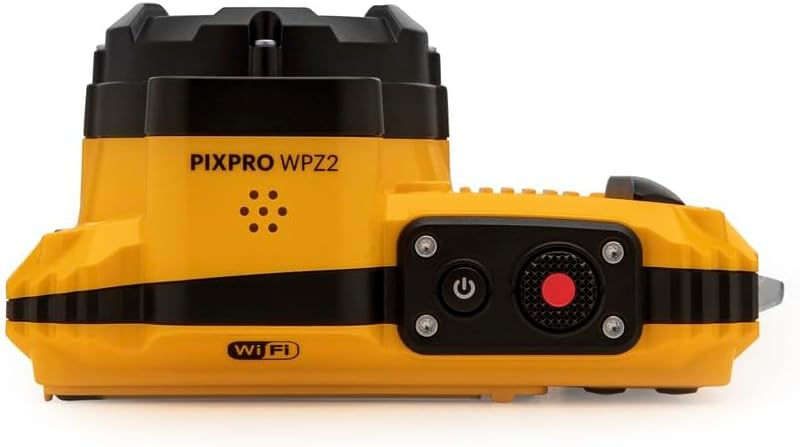 KODAK PIXPRO WPZ2 Waterproof Digital Camera, 16MP with 4X Optical Zoom, Shockproof, Dustproof, 1080p Video, Wi-Fi, Yellow