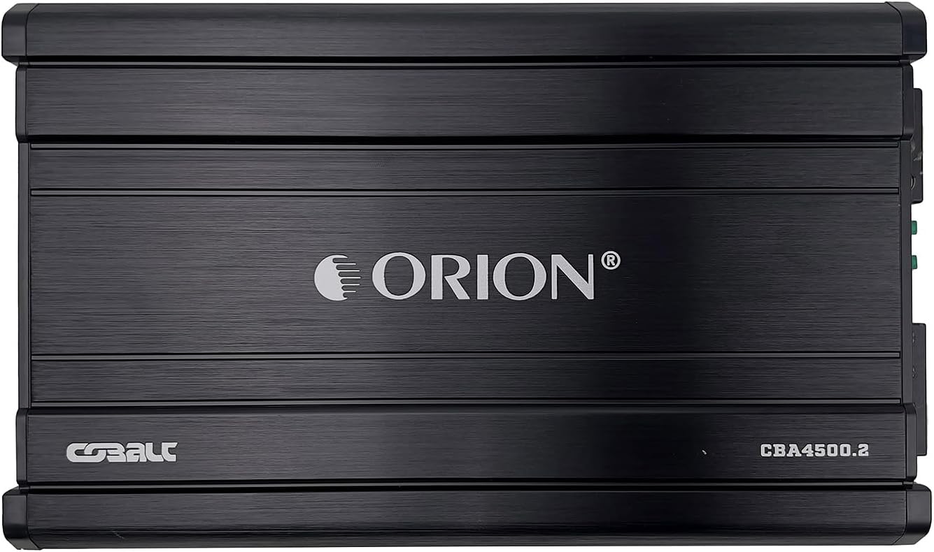 Orion Cobalt Series CBA4500.2 High Efficiency 2-Channel Class A/B Amplifier for Car Audio Stereo - 4500W Max, 600W RMS, 2/4 Ohm Stable, Adjustable Low/High Pass, Bass Boost, MOSFET Power Supply