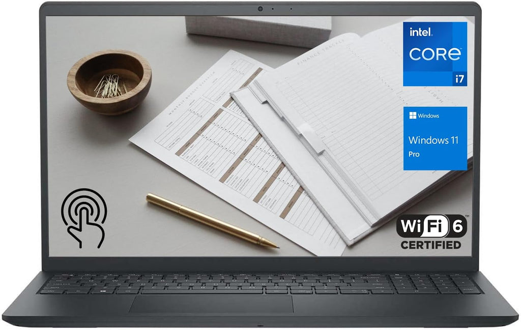 DELL 13th Generation Business Inspiron 15 3530 Laptop, 15.6" FHD Touchscreen, Intel Core i7-1355U, 16GB RAM, 1TB SSD, Webcam, HDMI, Wi-Fi 6, Windows 11 Pro, Black