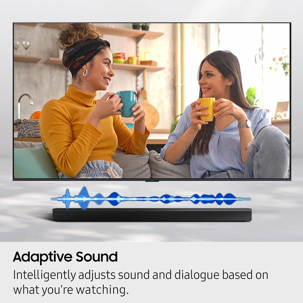 Samsung Q-Series Soundbar HW-Q600F 3.1.2ch with Wireless Subwoofer, Dolby Atmos/DTS Virtual:X, Q-Symphony, SpaceFit Sound Pro, Adaptive Sound, Game Mode Pro, Bluetooth, (2025 Model)