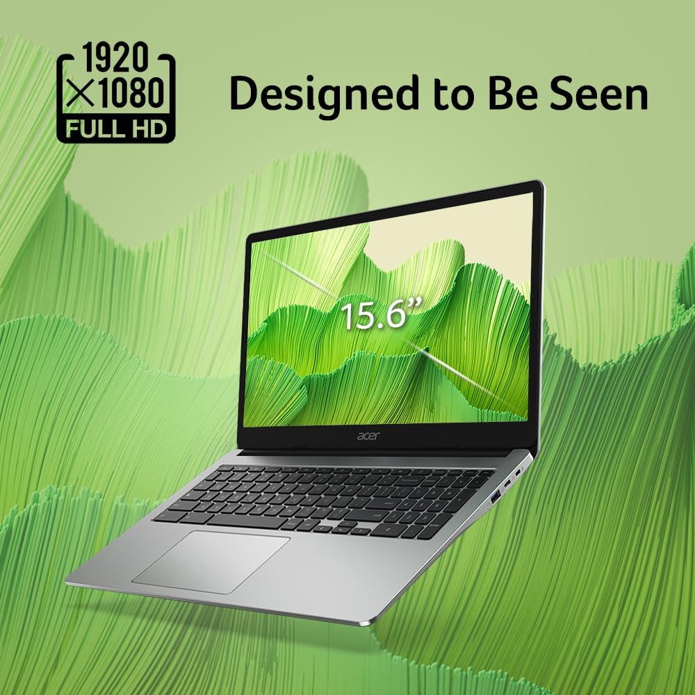 Acer 315 15.6" Chromebook Intel Celeron N4500 1.1GHz 4GB RAM 64GB Flash Chrome OS (Renewed)