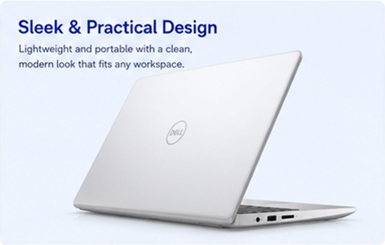 Dell Inspiron 15.6" FHD Business Laptop, AMD Ryzen 3 3250U, 8GB RAM, 256GB PCIe SSD, HDMI, Card Reader, Wi-Fi & Bluetooth, Windows 11