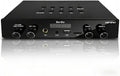 Herdio Bluetooth 5.4 Stereo Audio Amplifier Receiver - 60W Peak Power x 8 Channel with USB/TF/AUX/MIC Inputs, Bass/Treble Control, 4 Zone Independent Power Control for Multi-Room Home Audio System