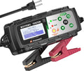 FOXWELL BC521 12V Car Battery Charger & Tester, 5A Smart 4-in-1 Battery Maintainer with Built-in Battery Test, Cranking & Charging System Test, Pulse Repair and Trickle Charge for Car, RV, Motorcycle