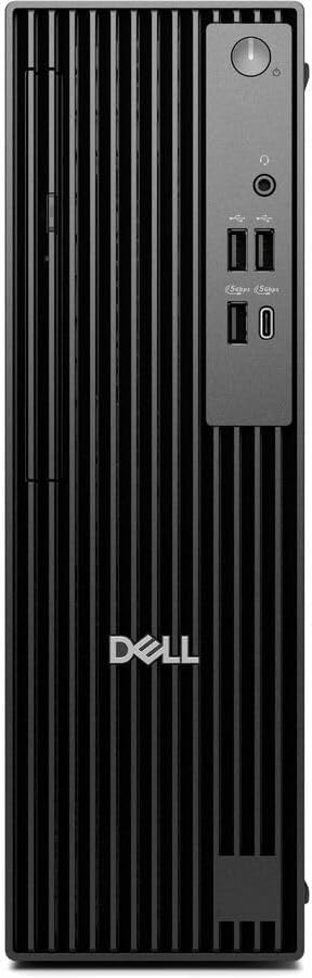 Dell Pro QCS1250 Desktop Computer - Intel Core Ultra 5 235-16 GB - 512 GB SSD - Slim PC, Windows 11 Pro - Standard Black