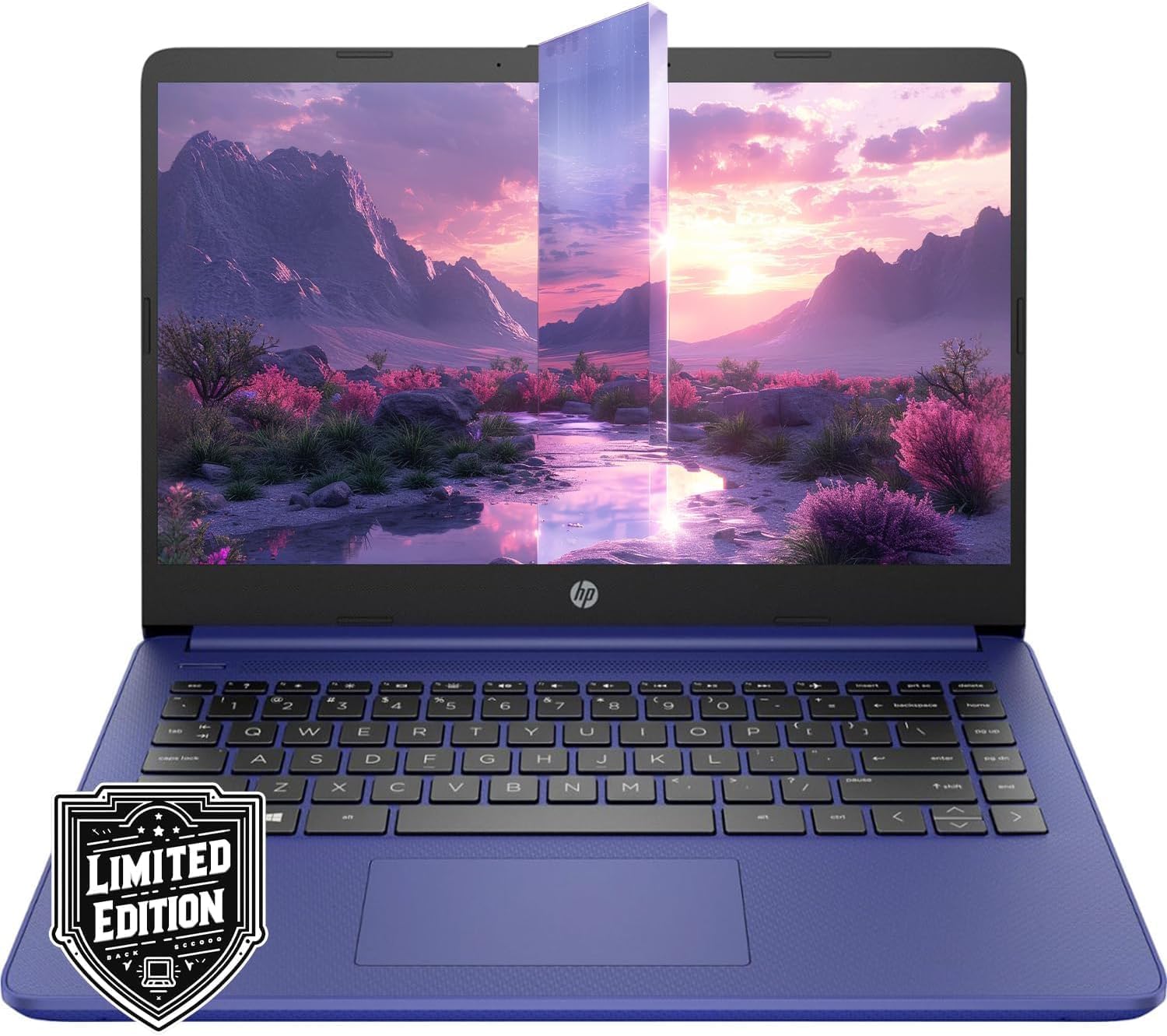 HP 14" HD Laptop | Back to School Limited Edition with 1 Year Microsoft 365 | Intel Quad-Core Processor | 8GB RAM | 576GB Storage | Long Battery Life | Indigo Blue | w/WOWPC Bundle | Windows 11