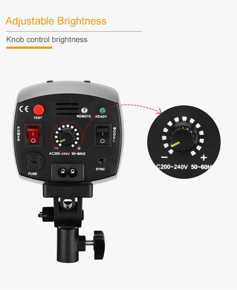 Godox 2X K-180A Strobe Light Kit, 180Ws Studio Strobe Light Kit for Photography,5600K Compact Monolights with RT-16 Trigger, Softbox, Tripod Stands, Storage Bag